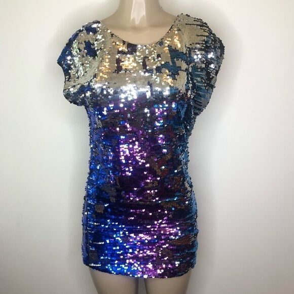 Staring at Stars multi colored sequin dress - Picture 2 of 7
